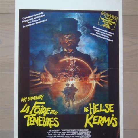 'La foire des tenebres' (Something wicked this way comes) Belgian affichette